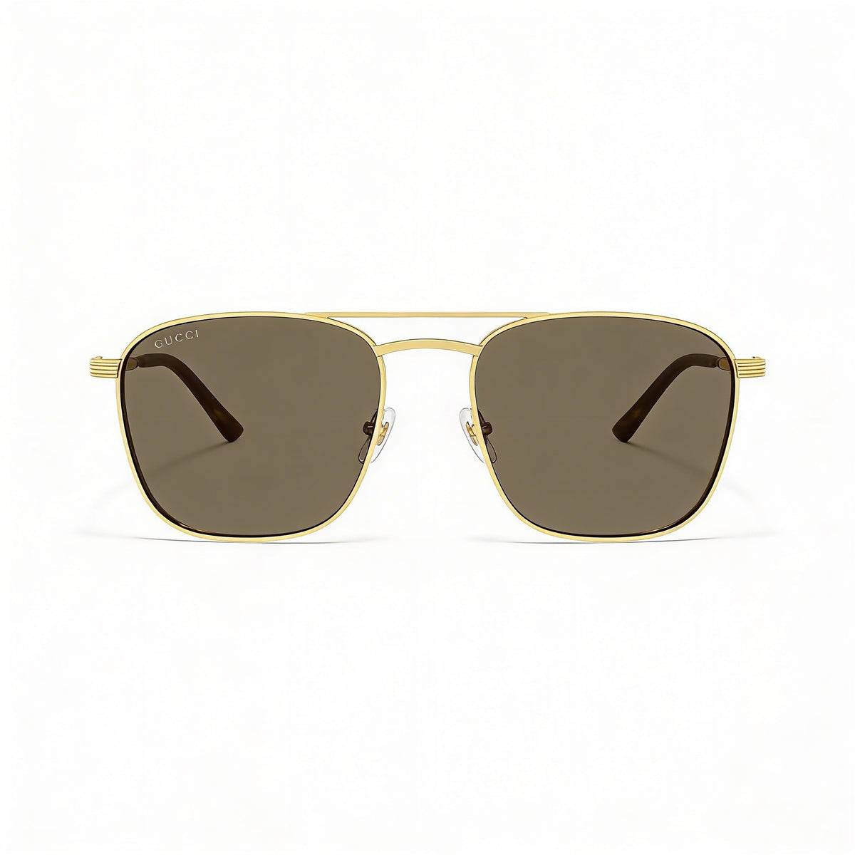 Gucci Modern Gold Square Sunglasses Unisex, Photo 2