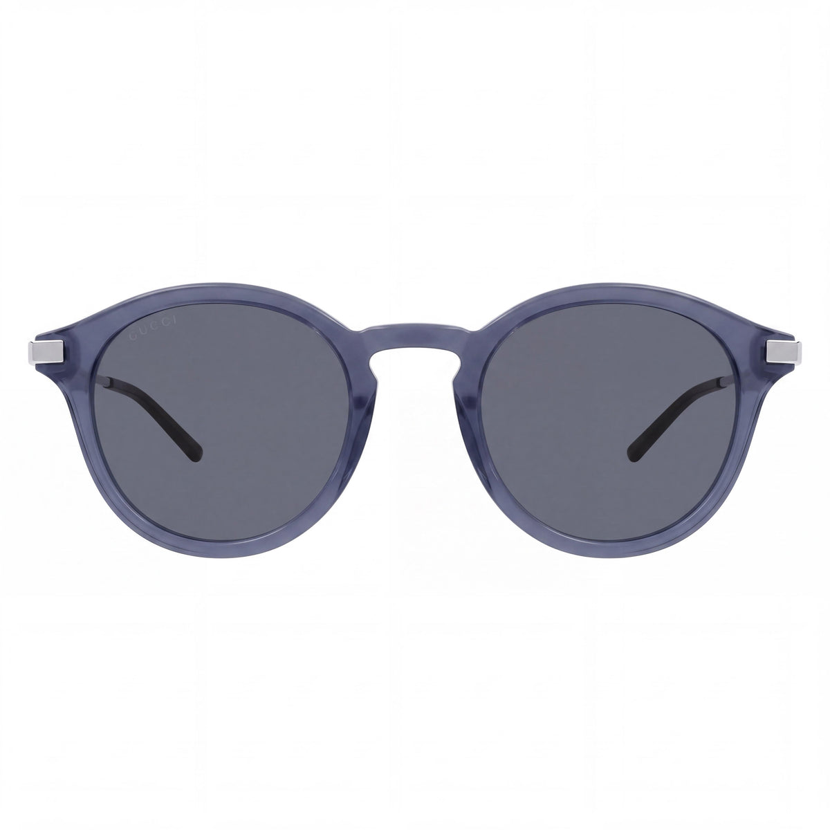 Gafas de sol redondas unisex Gucci GG1890S-004 negras/blancas, Photo 2