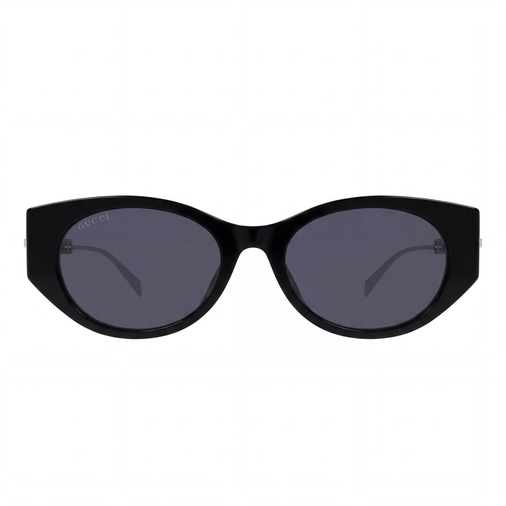 Gucci GG1970SA-002 Rectangle Sunglasses Unisex — front view, Black frame