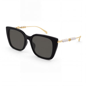 Gucci GG1971SA-001 Black Square Sunglasses Unisex, Black lens