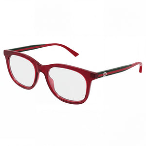 Gucci Gg1990o-008 Burgundy Rectangle Eyeglasses for Unisex, Acetate frame
