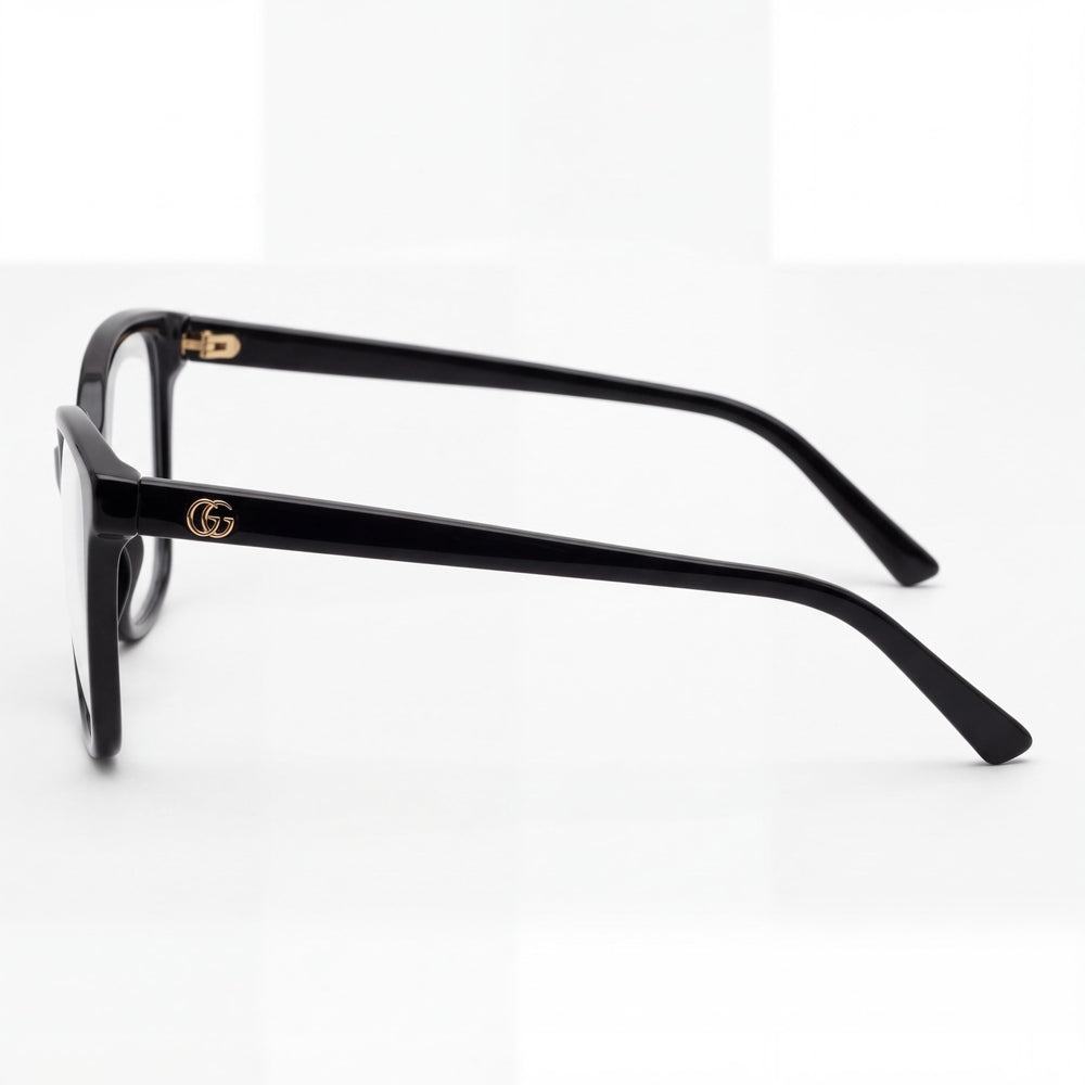 Gucci Gg1995o-005 Cat Eye Eyeglasses Unisex — front view, Acetate