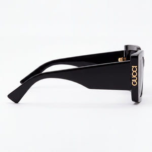 Gucci GG2039S-001 Square Sunglasses Women — side view, Non-Polarized Multicolor lens