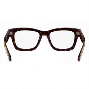 Gucci Gg2066o-006 Square Eyeglasses Women — side view, Havana Acetate temples