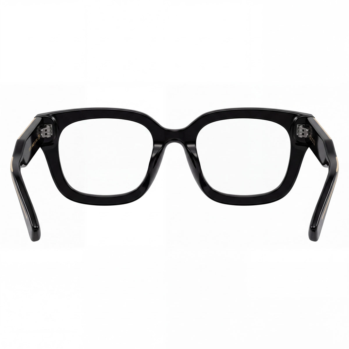 Gucci Gg2067ol-005 Black, Transparent Square Eyeglasses Unisex, Photo 2