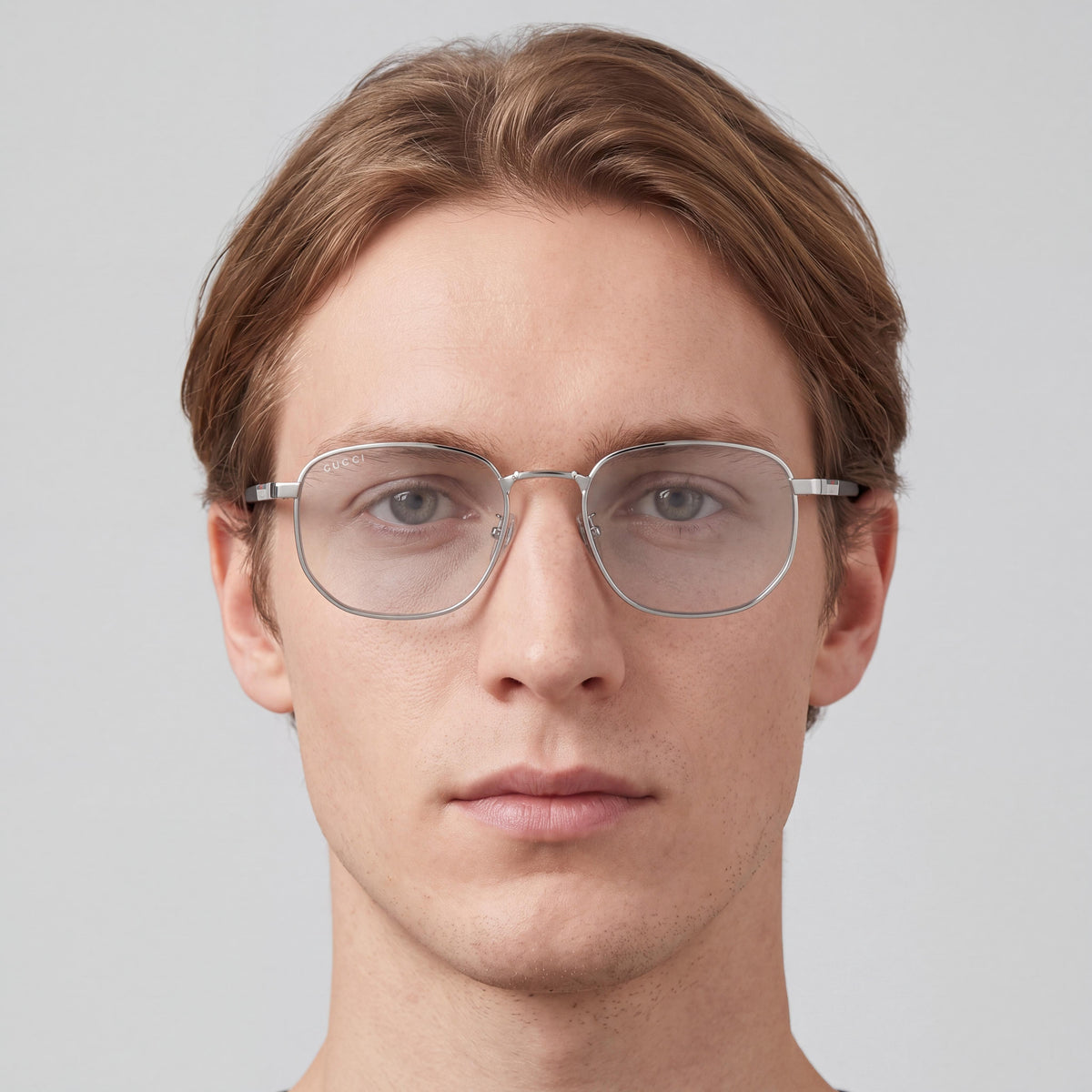 Gucci Gg2093o-001 Silver Oval Eyeglasses Unisex, 53mm, Photo 4