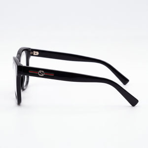 Gucci Gg2104o-001 Square Eyeglasses Unisex — front view, Acetate