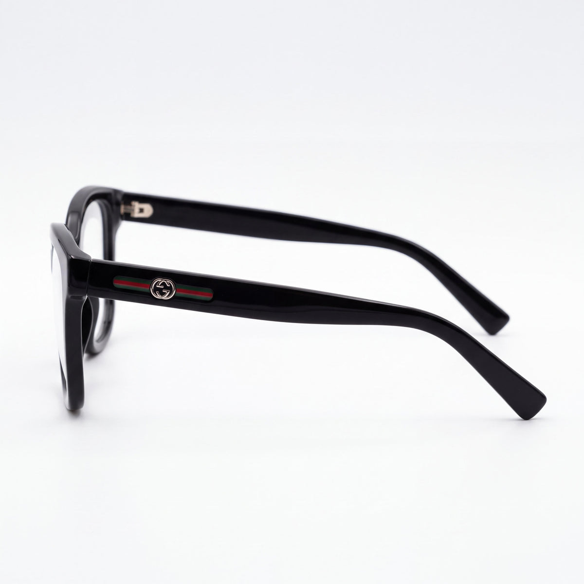 Gucci Gg2104o-001 Black Transparent Square Eyeglasses Unisex, Photo 2