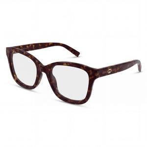 Gucci GG2104O-002 Havana Square Eyeglasses for Women, Acetate frame