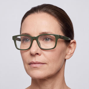 Gucci Gg2107ol-004 Rectangle Eyeglasses for Men — interior view, Polycarbonate demo lenses