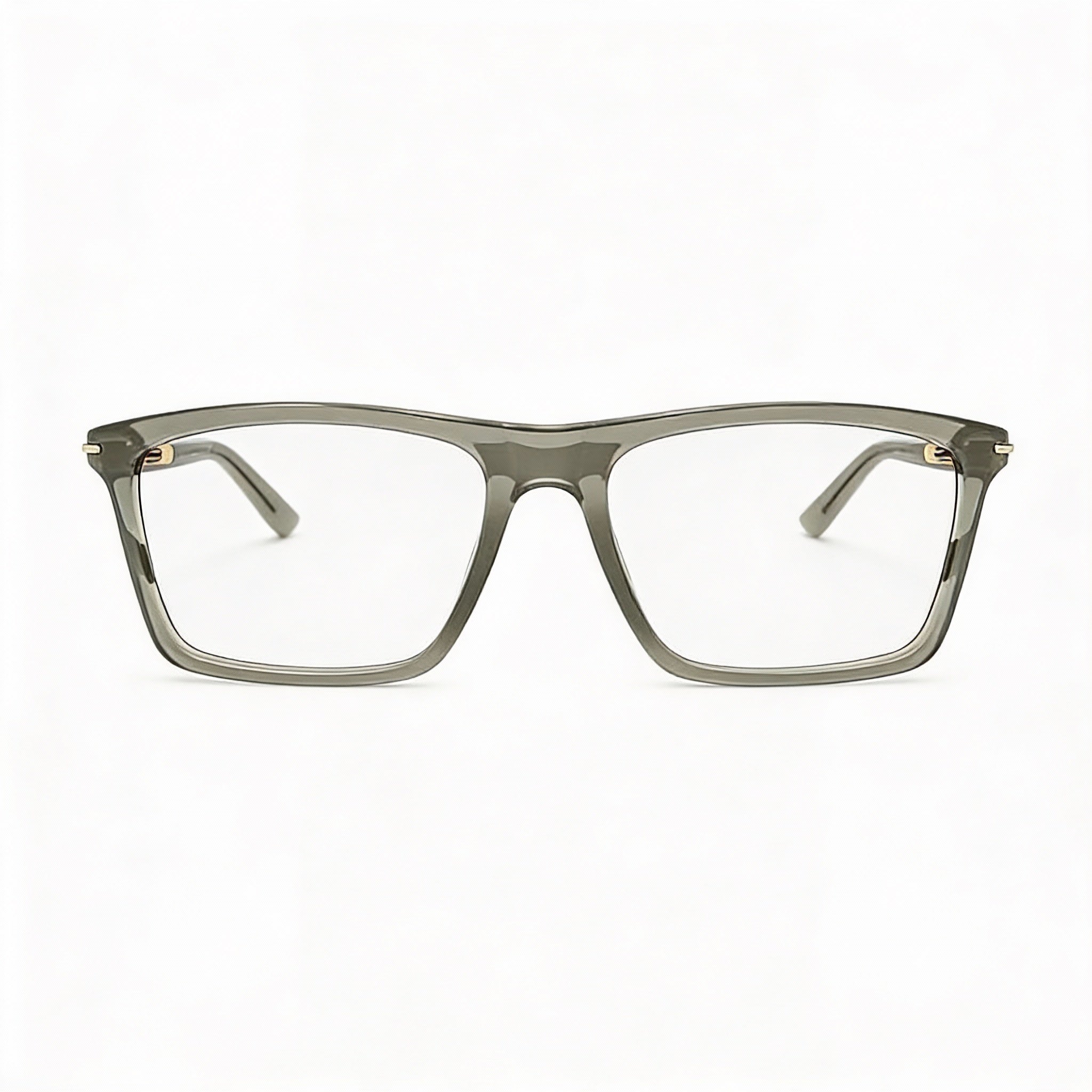 Gafas unisex Gucci, rectangulares, color marrón, de acetato, Photo 2
