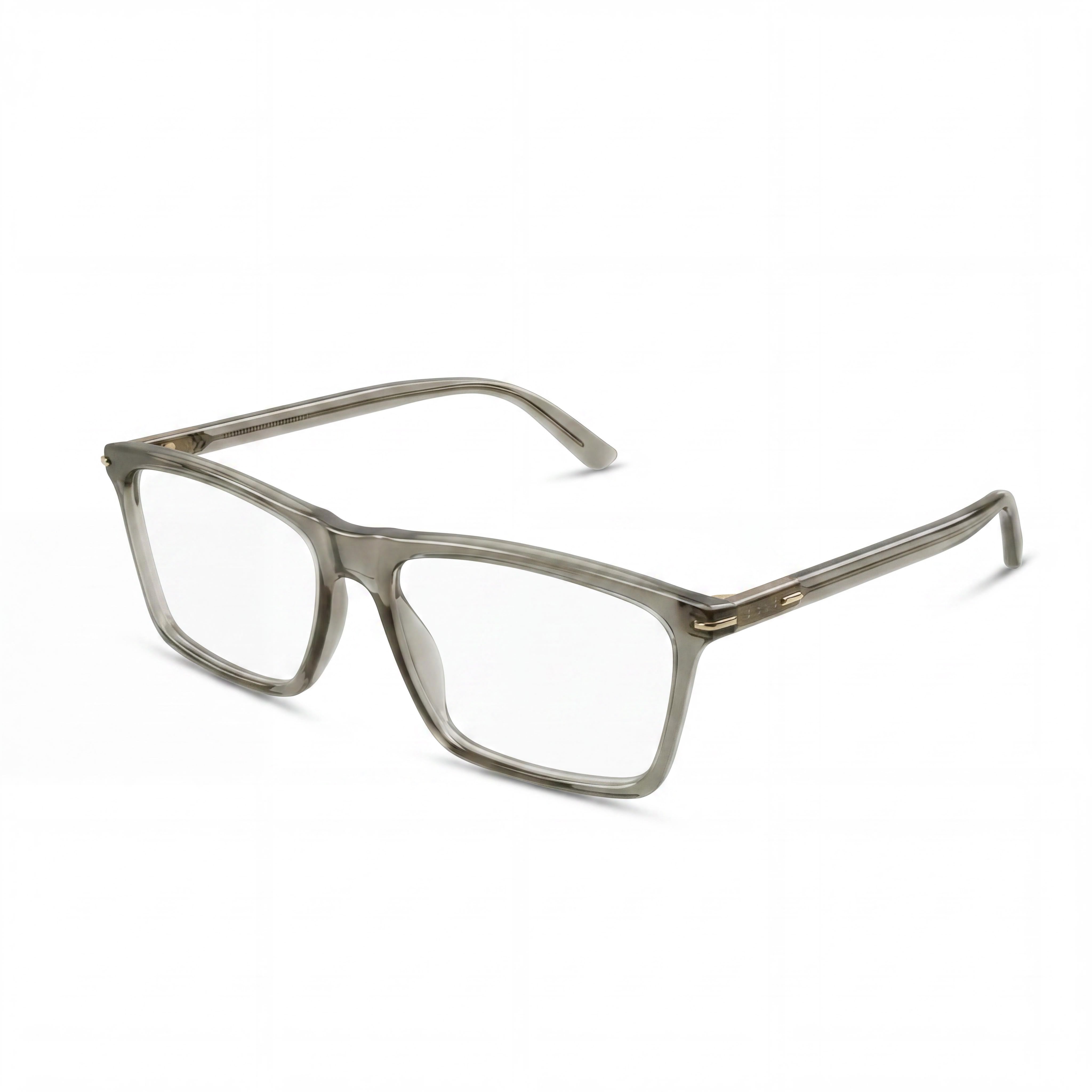 Gafas unisex Gucci, rectangulares, color marrón, de acetato, Photo 1