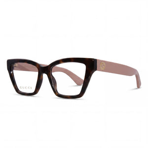 Gucci Havana Cat Eye Eyeglasses for Women frame