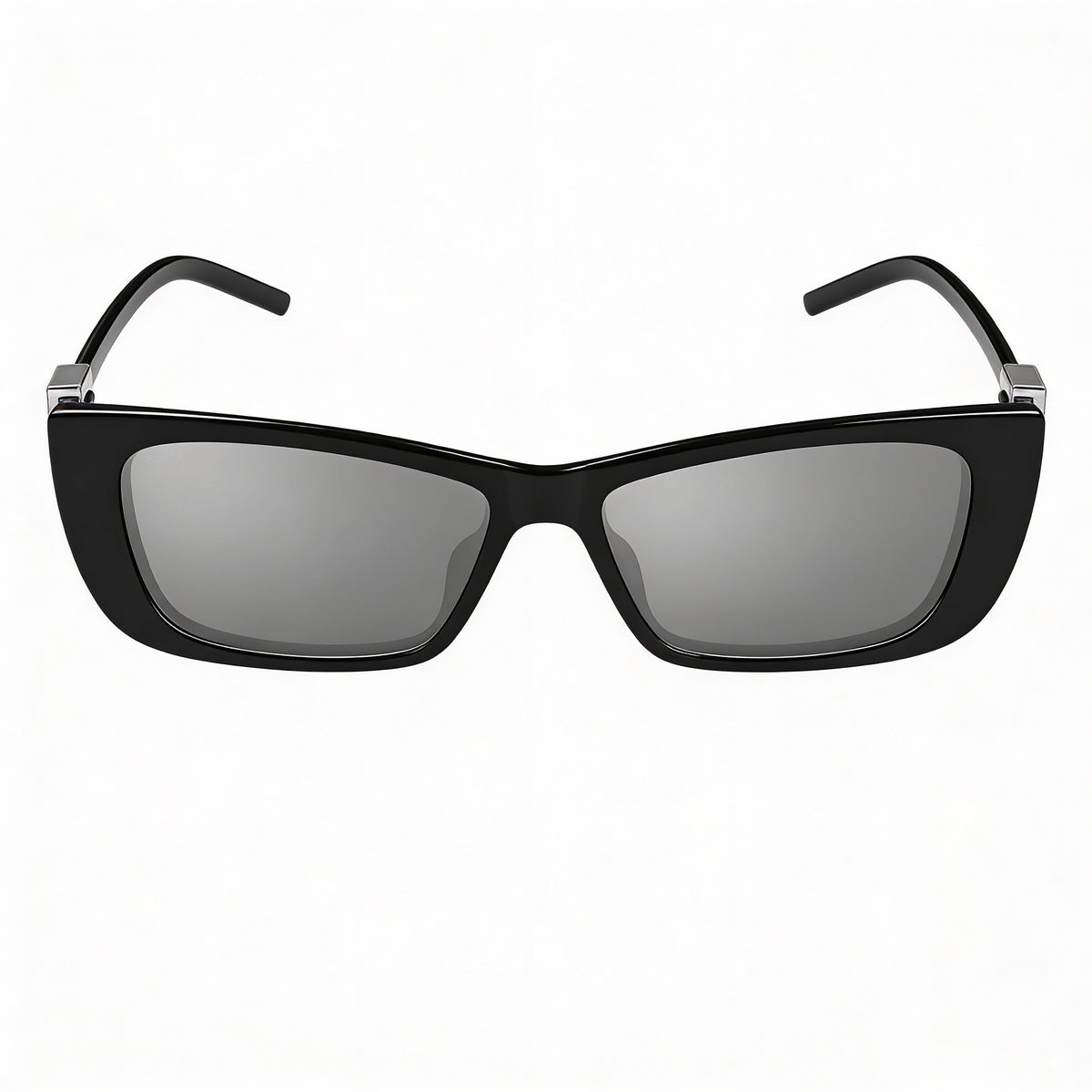 Gucci Modern Black-Silver Rectangle Sunglasses for Women, 53mm, Photo 2