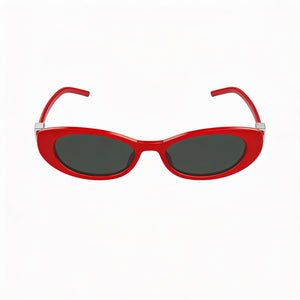 Gucci Oval Sunglasses for Women — front view, Injection frame