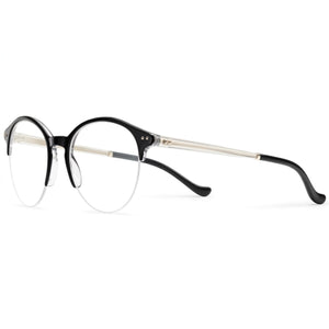 Gucci Tratto 06 Black Round Eyeglasses for Women, Acetate frame