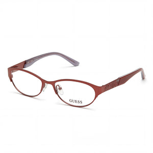 Guess 2354_F18 (53 MM) Red Oval Eyeglasses for Women, Metal frame