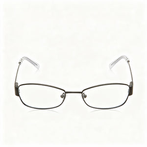 Guess 2404-b84 Rectangle Eyeglasses Unisex — front view, Metal
