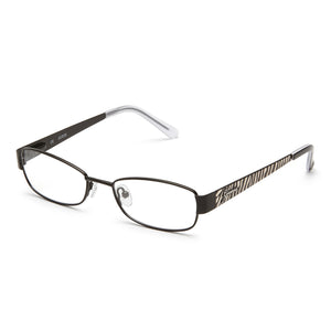Guess 2404-b84 Black Rectangle Eyeglasses Unisex, Metal frame