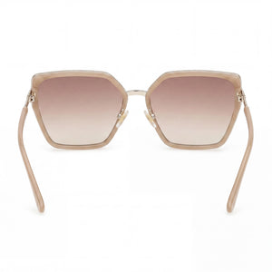 Guess Rectangle Sunglasses for Women — interior view, Polarized lens detail