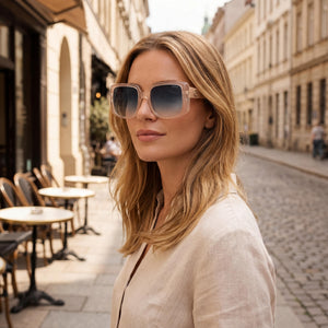 Guess Square Sunglasses for Women — interior view, Non-Polarized lens detail