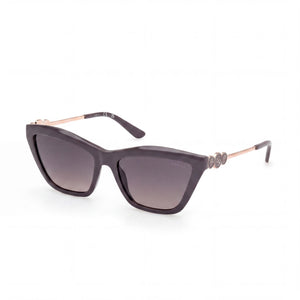 Guess Multicolour Cat Eye Sunglasses for Unisex, gradient smoke lens