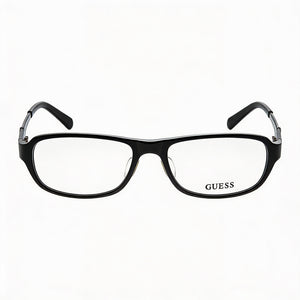 Guess Rectangle Eyeglasses Unisex — front view, Plastic