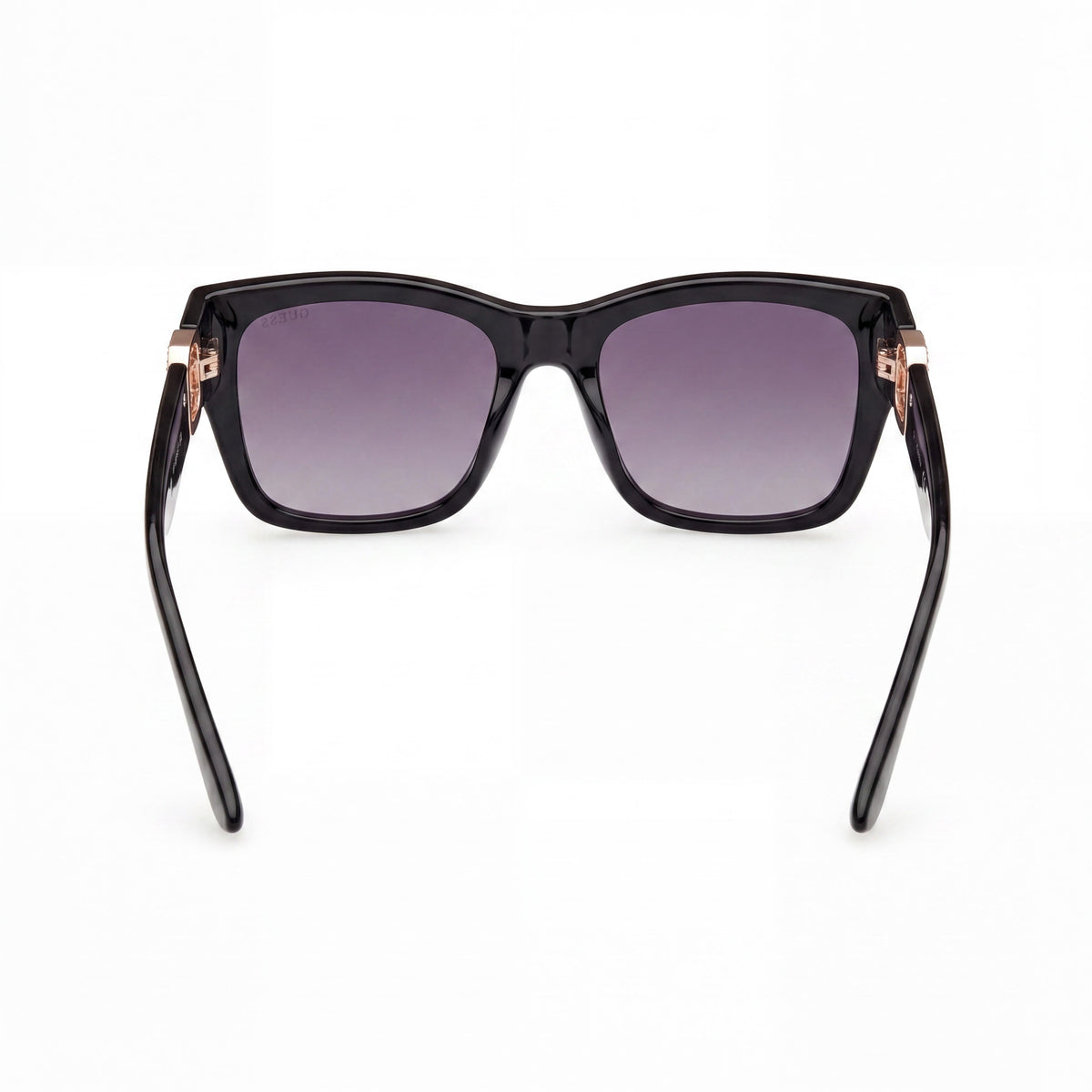 Guess Shiny Black Rectangle Sunglasses for Women, 56mm, Photo 4