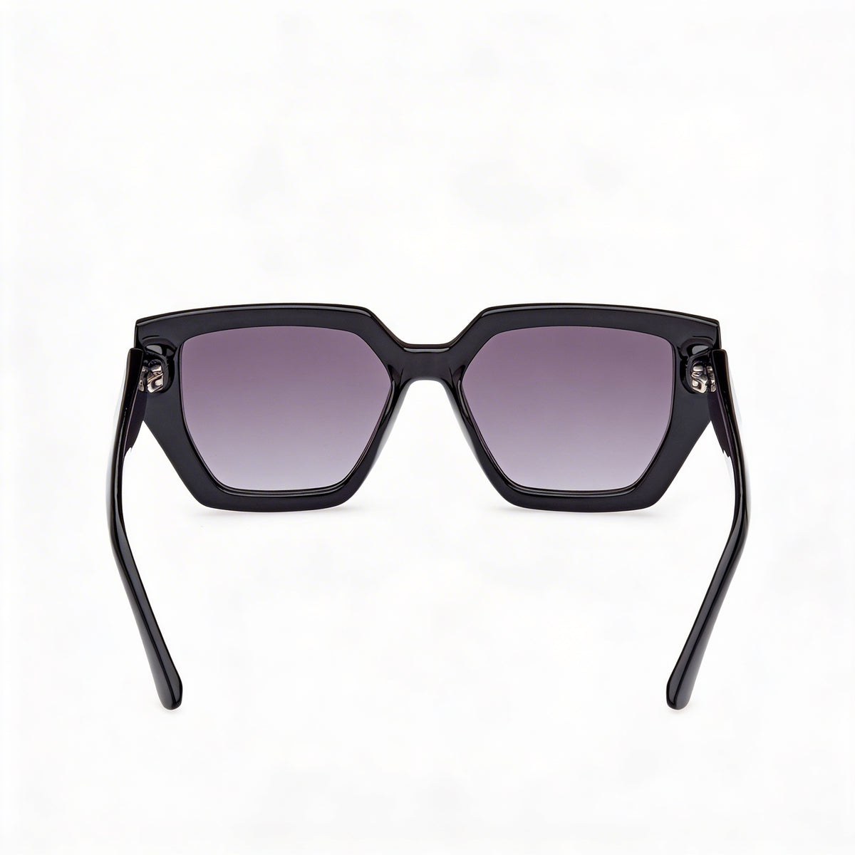 Guess Shiny Black/Grey Shaded Rectangle Sunglasses for Women, 53mm, Photo 3