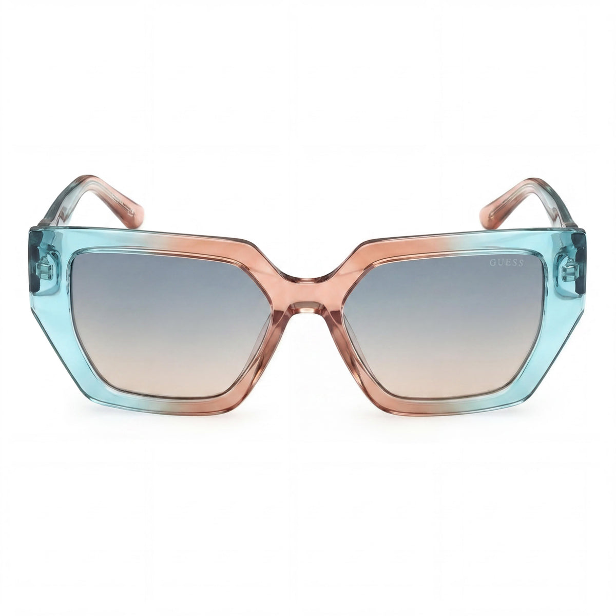 Gafas de sol Guess GU7896 cuadradas de color turquesa para mujer, 53 mm, Photo 2