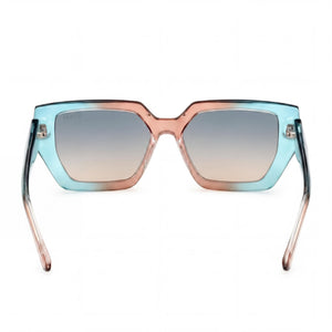 Guess Square Sunglasses for Women — interior view, Non-Polarized lens detail