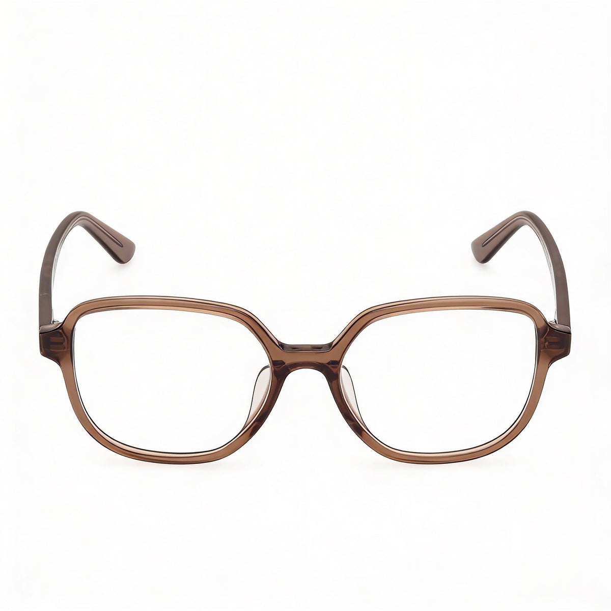 Guess Dark Brown Square Eyeglasses for Men, Photo 2