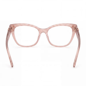 GUESS by Marciano Gm50008 Cat Eye Eyeglasses for Women — interior view, Polycarbonate demo lenses
