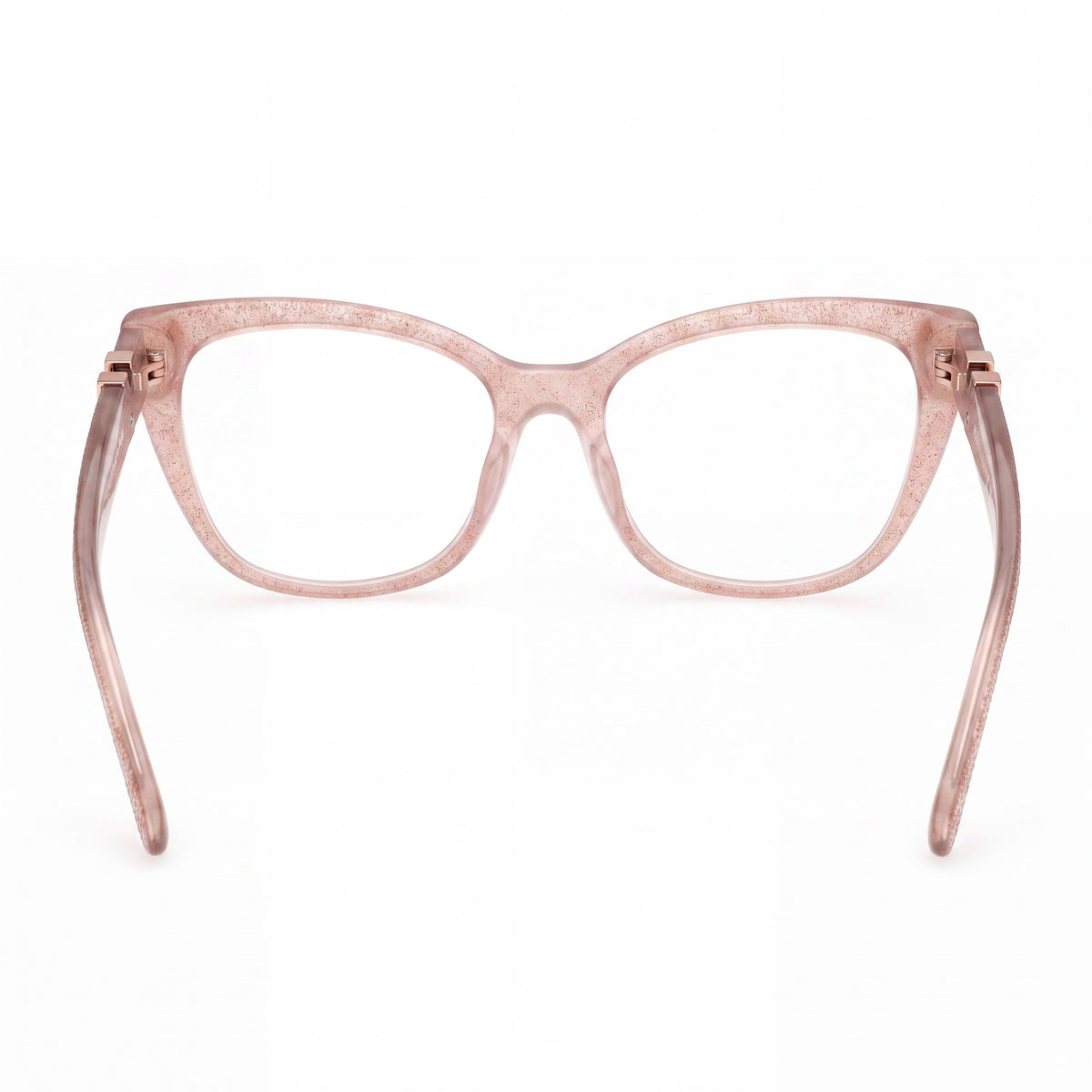 GUESS by Marciano Gm50008 Shiny Beige Cat Eye Eyeglasses for Women, Photo 4