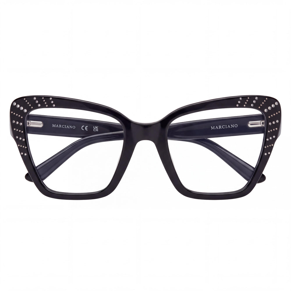 Guess by Marciano Gm50034 Cat Eye Eyeglasses for Women — front view, Plastic