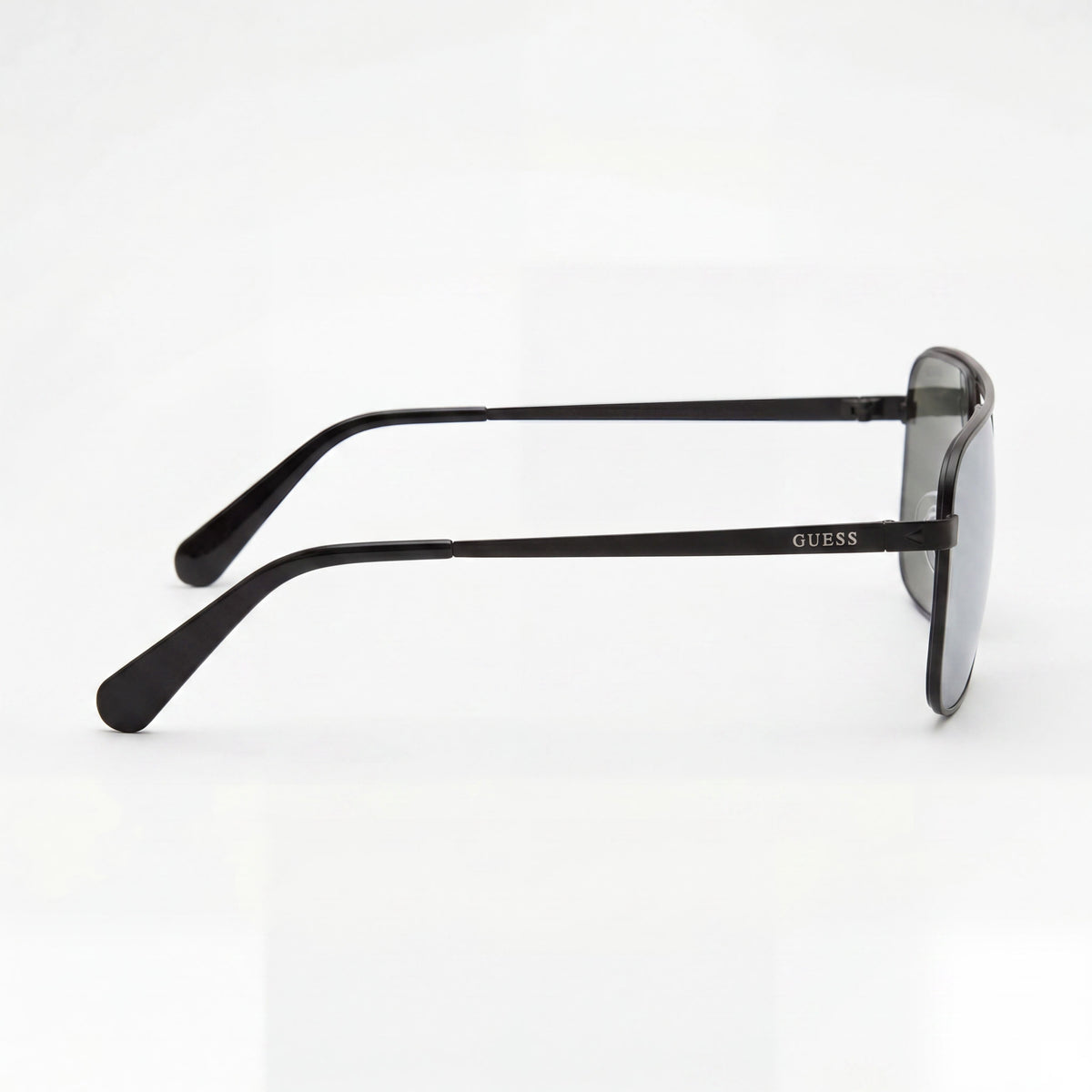 Guess Classic Matte Black Rectangle Sunglasses for Men, 58mm, Photo 3