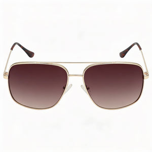 Guess Classic Rectangle Sunglasses Unisex — front view, Plastic frame