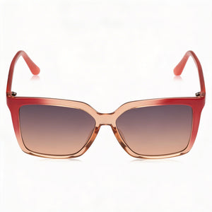 Guess Classic Square Sunglasses for Women — front view, Injected frame