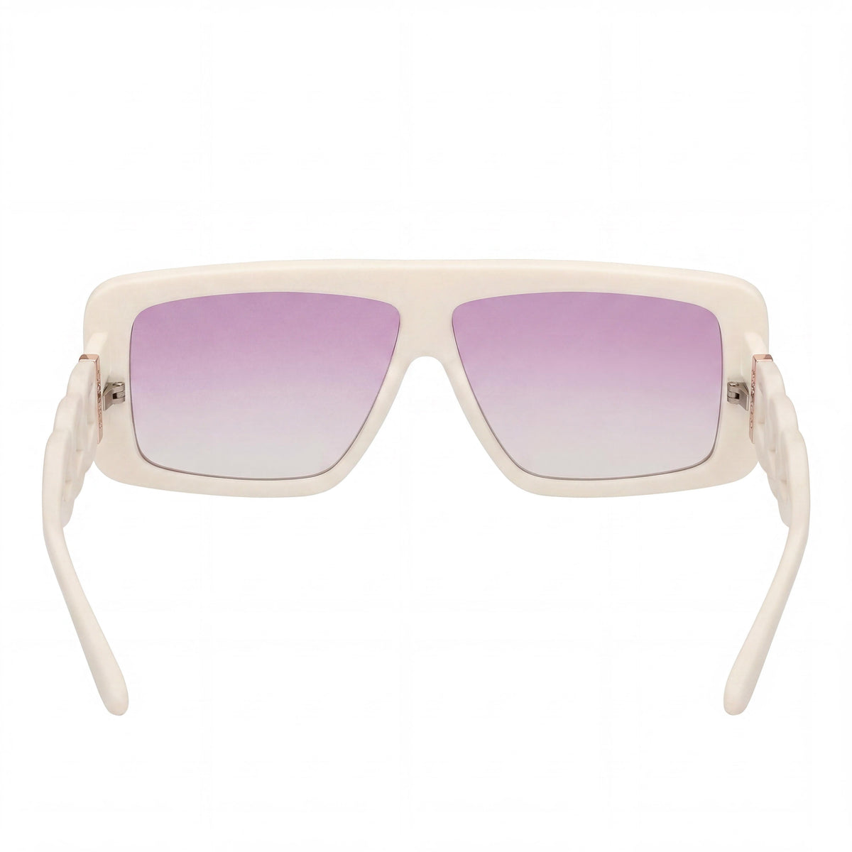 Gafas de sol rectangulares Guess Classic blancas para mujer, 60 mm, Photo 2