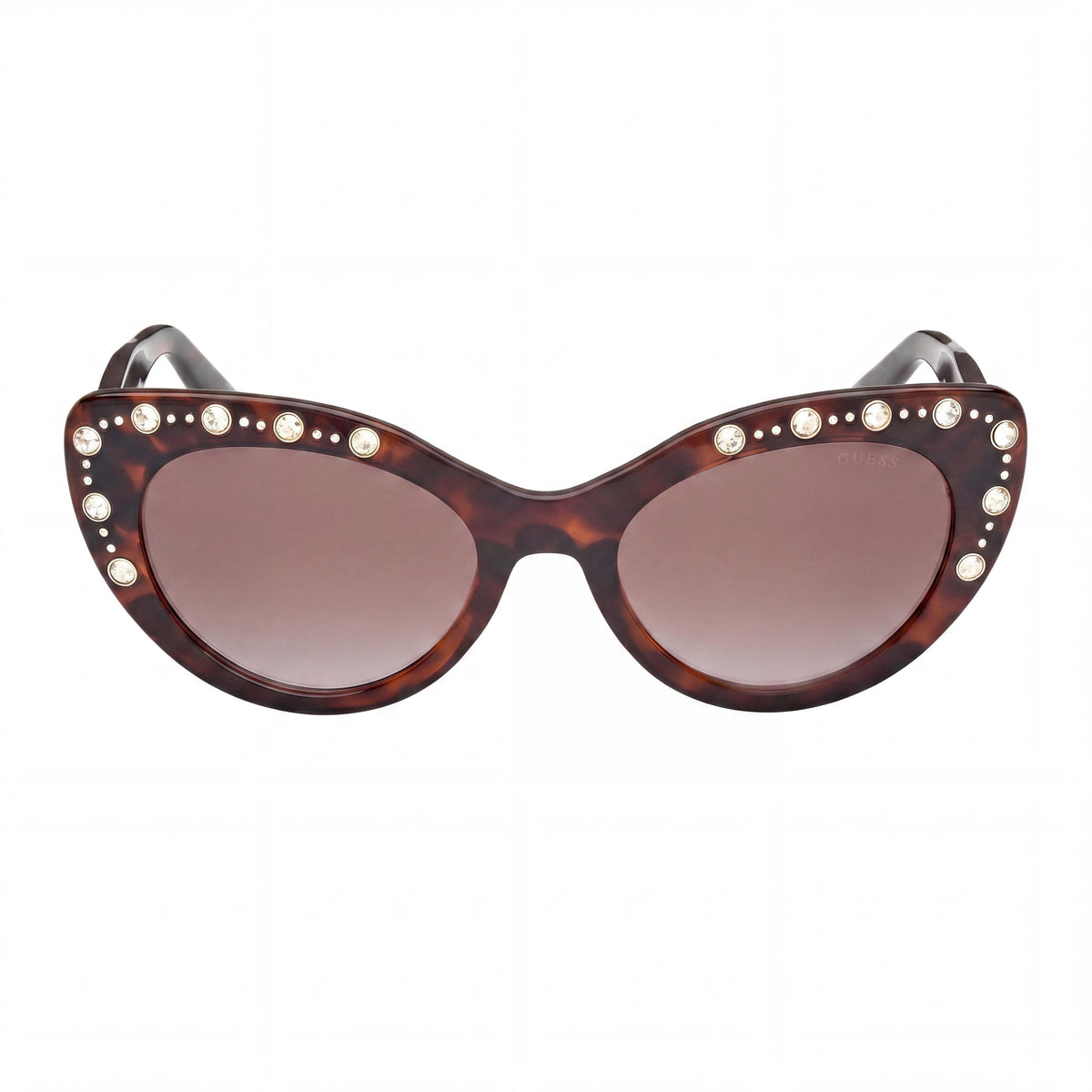 Gafas de sol Guess estilo ojo de gato para mujer, color Habana oscuro, 54mm, Photo 2
