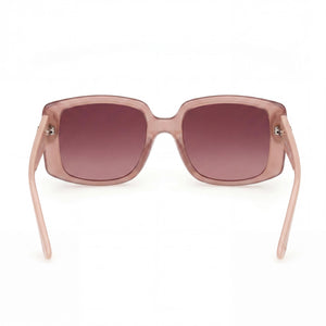 Guess Emery Rectangle Sunglasses for Women — interior view, Non-Polarized lens detail