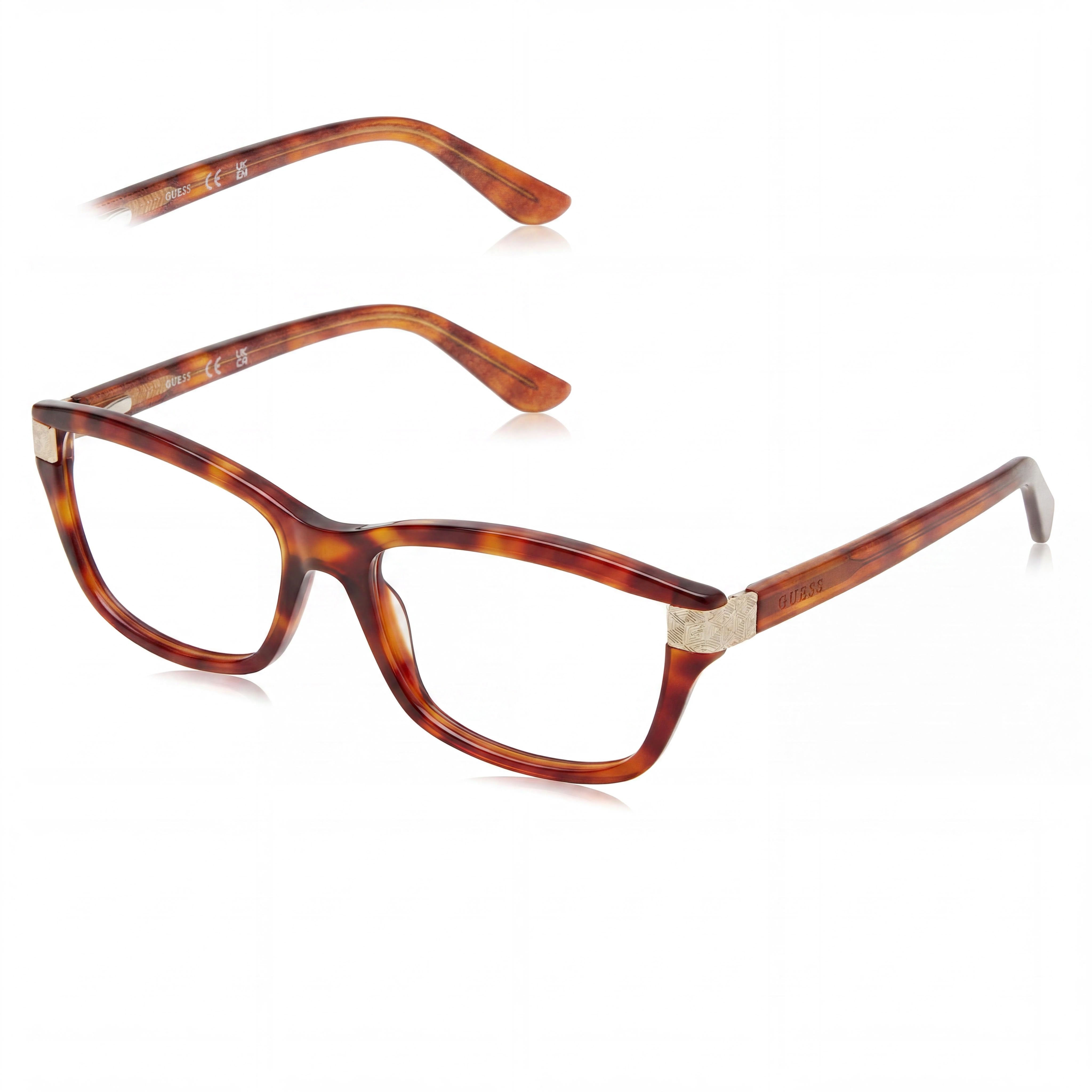 Gafas cuadradas para mujer Guess GU2956 Havana rubio, plástico 54mm, Photo 1