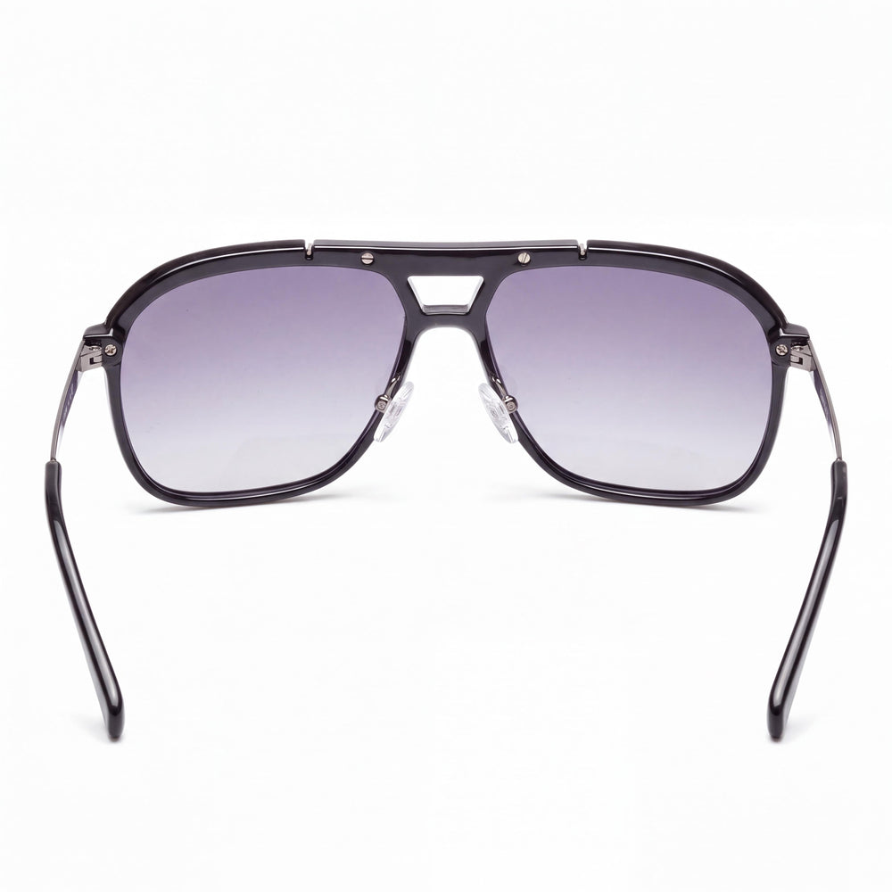 Guess GF0157 Aviator Sunglasses Men — side view, Non-Polarized Brown lens