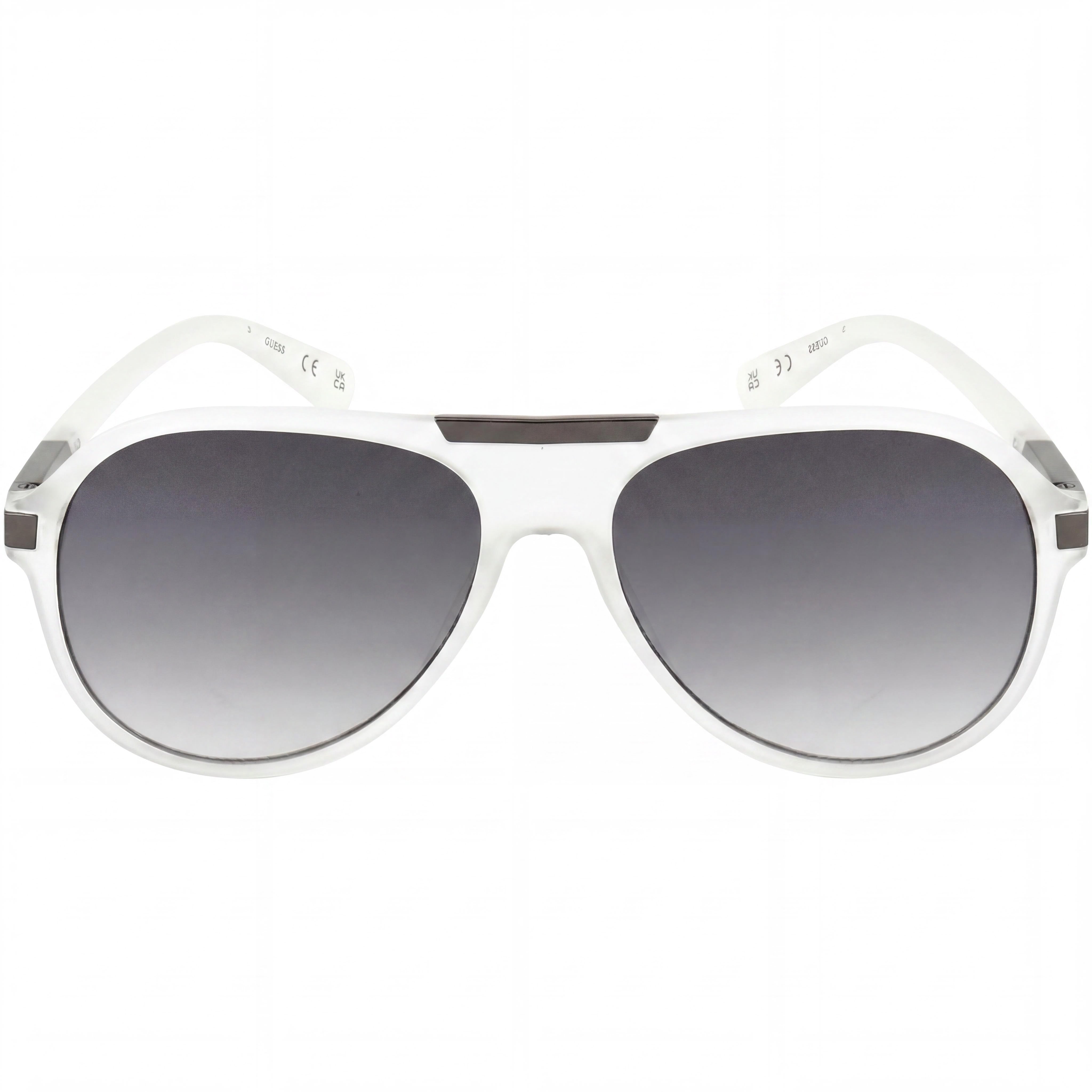 Guess GF0237 Plata / Gafas de sol aviador para hombre, 57mm, Photo 2