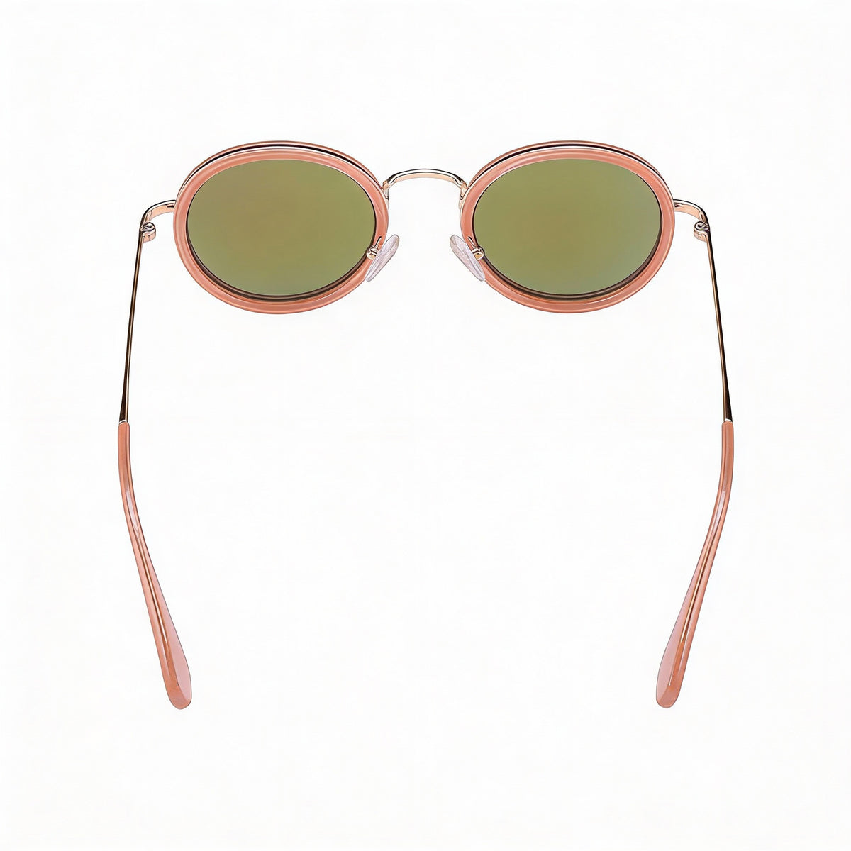 Gafas de sol redondas Guess Gf0303 rosas / burdeos con espejo para mujer, 49 mm, Photo 4