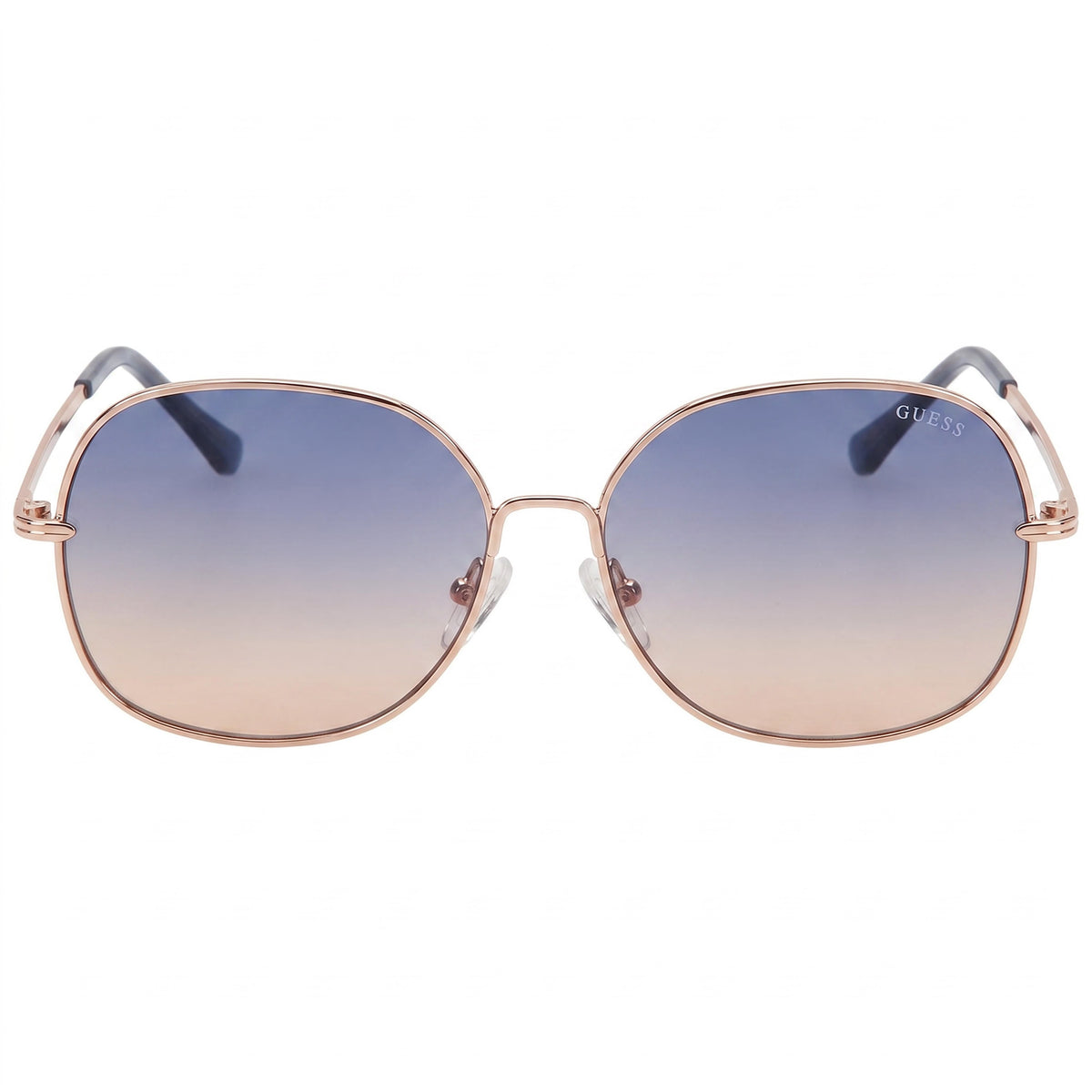 Guess GF0385 Rose Gold/ Blue Round Sunglasses for Women, Photo 2