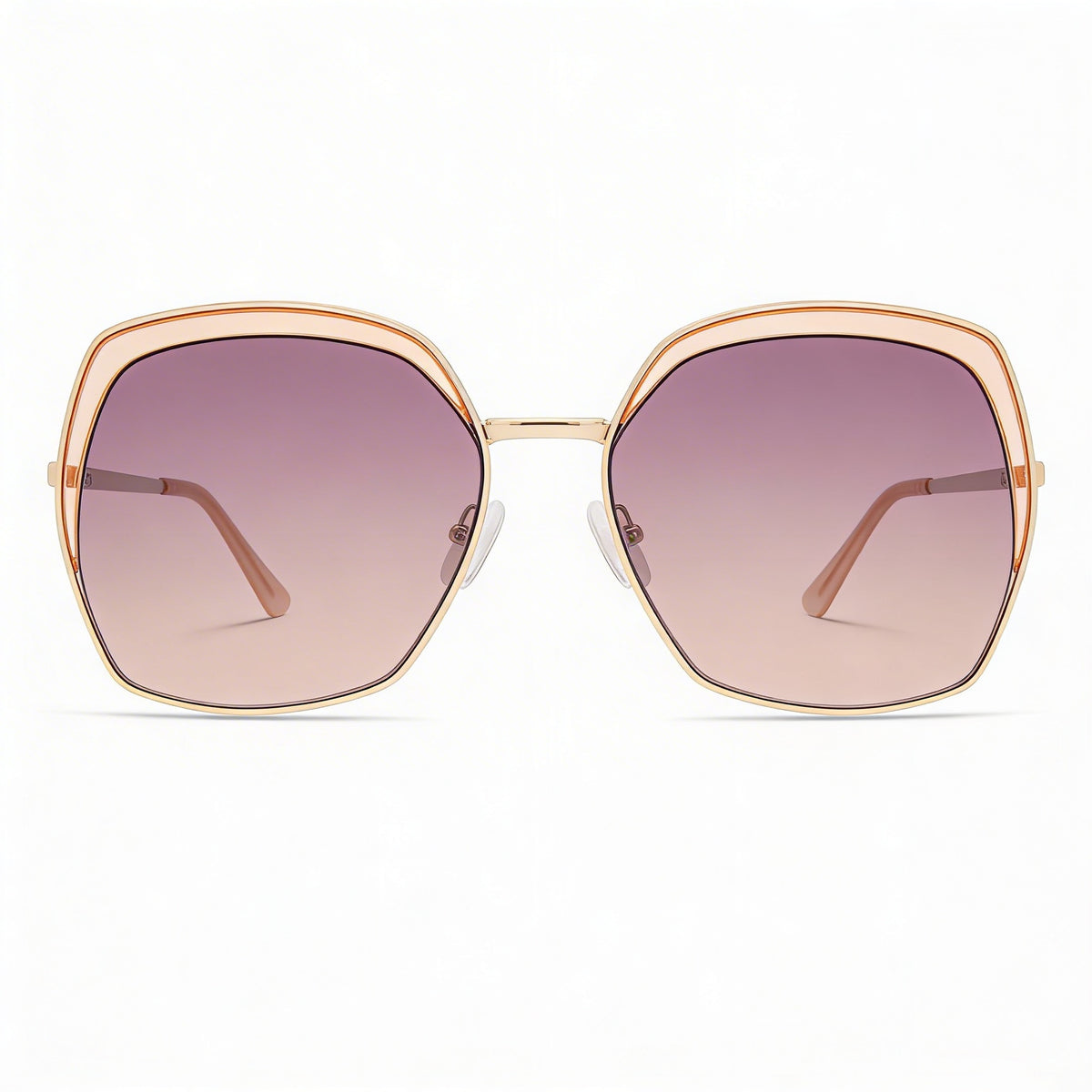 Gafas de sol cuadradas para mujer Guess GF0410 32B multicolor, 59 mm, Photo 2