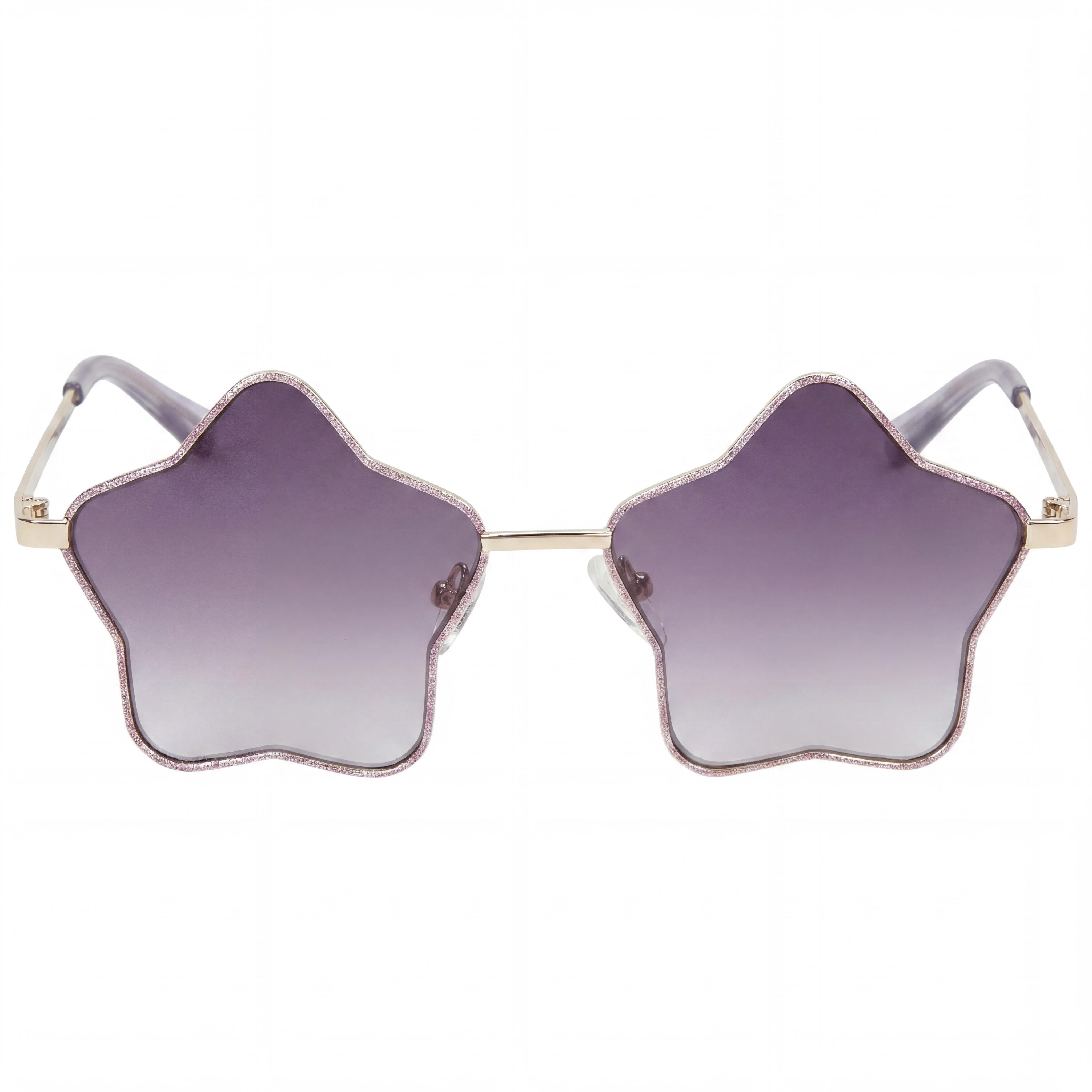 Guess GF4012 Silver Purple Rectangle Sunglasses for Women, Photo 2