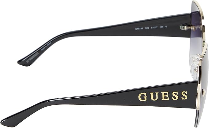 Gafas de sol cuadradas polarizadas sin montura Guess GF6136 para mujer, Photo 3