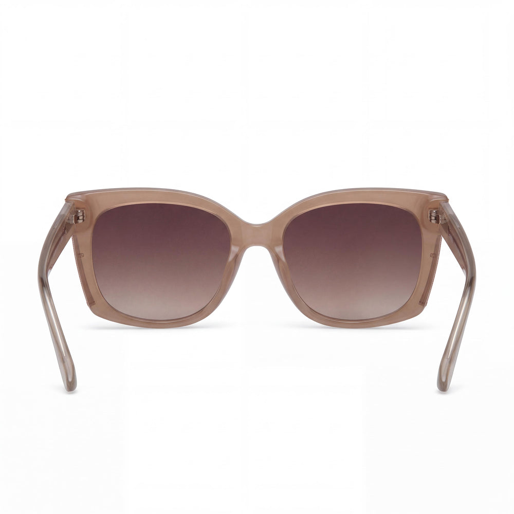 Guess Gf6169 Rectangle Sunglasses Women — side view, Non-Polarized Brown lens